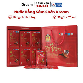 Nước hồng sâm chén dream 6 năm tuổi hàn quốc hộp 30 gói x 70ml