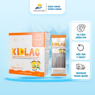 Men vi sinh KIDLAC cho bé hỗ trợ tiêu hoá đường ruột bổ sung vitamin lợi khuẩn - SUN STORE