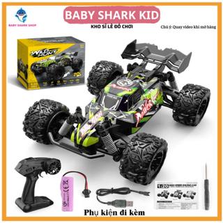 [Truggy xanh lá 2023]Đồ chơi xe điều khiển từ xa RC địa hình tốc độ cao 1/20 +20-25 km/h chịu lực va chạm, vượt địa hình