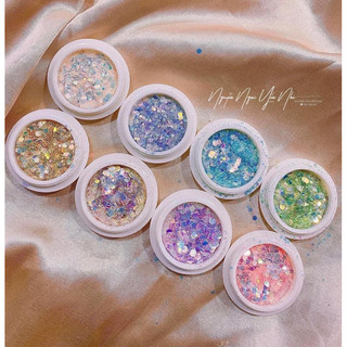 Set Nhũ Vảy Cá Làm Nail ( Set 8 hũ )