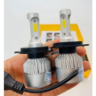 Đèn pha led c6 3 tim chân h4 bảo hành 6 tháng