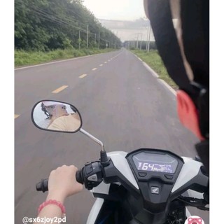 Kiếng chiếu hậu kiểu SPARK mặt gương to nhìn rõ phù hợp lắp hầu hết các loại xe máy.