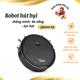Robot quét nhà hút bụi lau nhà thông minh, Máy Hút Bụi đa chức năng giá rẻ