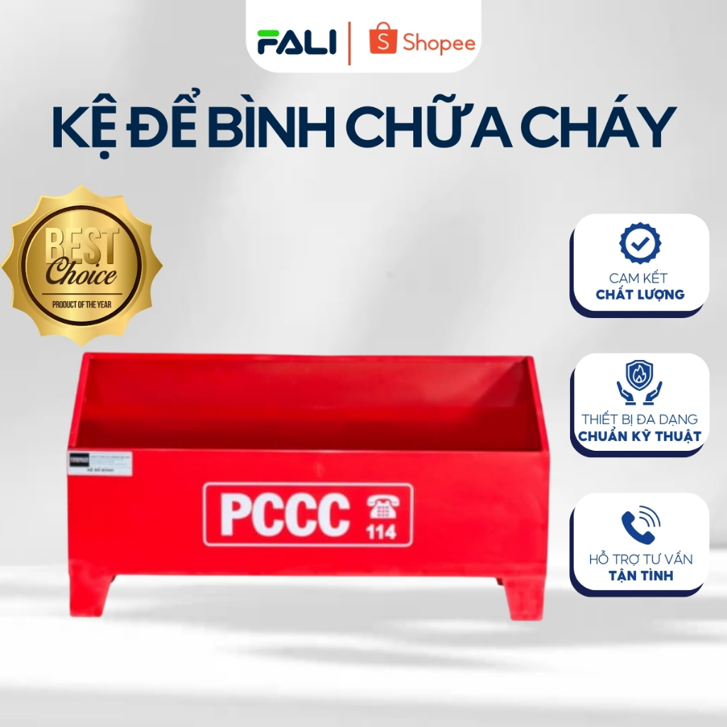 Kệ sắt để bình chữa cháy, kệ để bình chữa cháy bình bột 4kg, 8kg bình khí CO2 3kg, 5kg