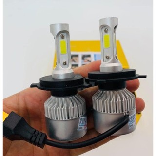Đèn Pha Led C6 3 Tim Chân H4 Bảo Hành 6 Tháng < giá 1 Đèn>