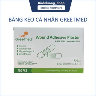 Băng cá nhân greetmed 72 x 19mm màu da