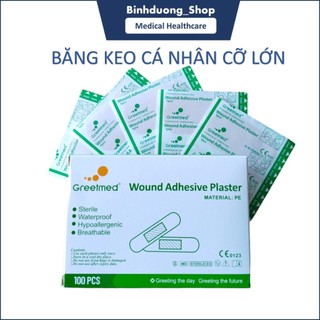 Băng cá nhân bảng lớn Greetmed kích thước 72x38mm