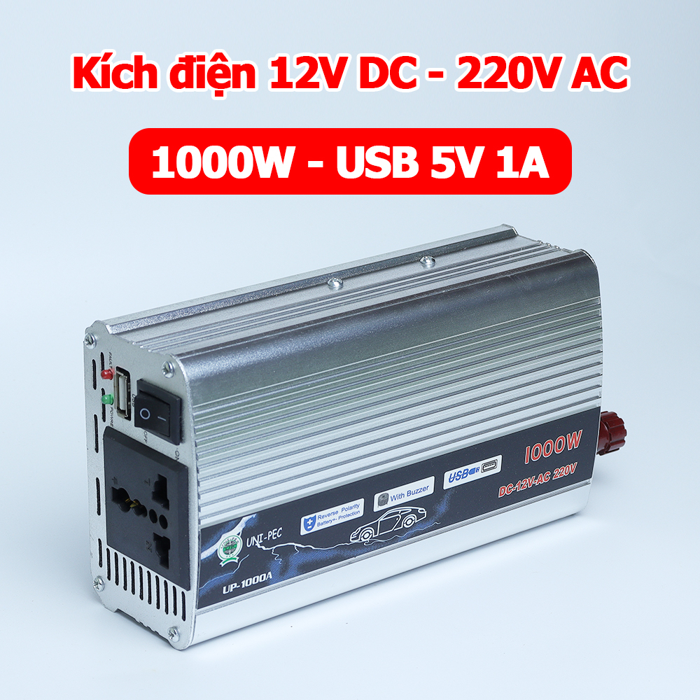 Bộ kích 12v lên 220v 220W bộ kích điện 12v lên 220v sin chuẩn -chuyển nguồn 12V DC sang 220V AC 220W