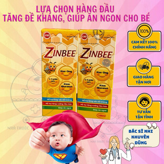 Siro tăng đề kháng và giúp ăn ngon ZINBEE