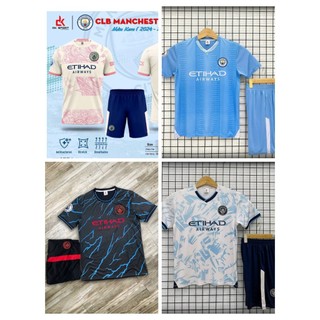 Bộ quần áo đá banh Man City 2024 mẫu độc lạ - bộ quần áo bóng đá MC 2024 mẫu đẹp