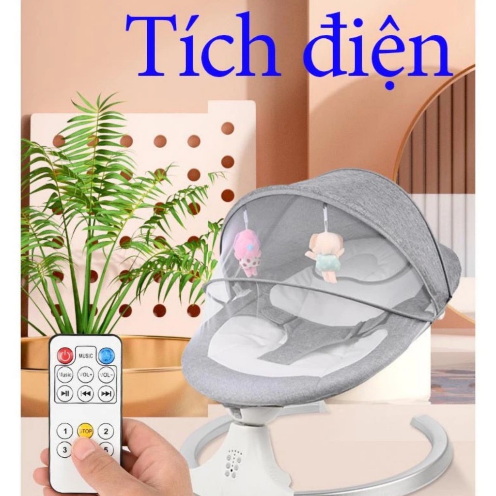 Nôi Điện Cho Bé Nôi Điện Đưa Tự Động Có Điều Khiển Từ Xa, ,Cũi Điện Cho Bé - SMTB-CCC-026