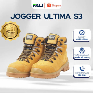 Giày bảo hộ cổ cao Jogger Ultima S3, giày bảo hộ mũi thép, đế thép cao cấp Bỉ, giày bảo hộ lao động kỹ sư, công nhân