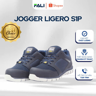 Giày bảo hộ cổ thấp Jogger Ligero S1P, giày bảo hộ mũi thép, đế thép cao cấp Bỉ, giày bảo hộ lao động kỹ sư, công nhân