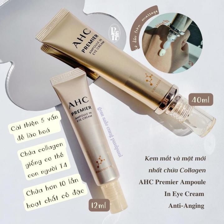 [mới] Kem mắt AHC Ageless Real vàng đỏ 3X Collagen 12ml 30ml 40ml full lift Eye Cream giảm nhăn thâm | BigBuy360 - bigbuy360.vn