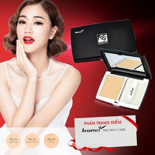Phấn trang điểm AROMA two way cake 14g