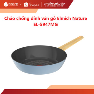 Chảo chống dính vân gỗ Elmich Nature EL-5947MG