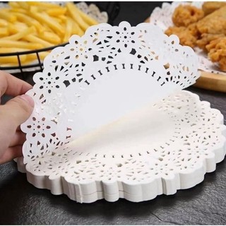 180 TỜ Giấy ren lót bánh trang trí, giấy thấm dầu nướng bánh