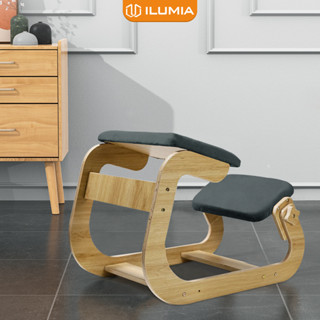 Ghế quỳ công thái học chống gù lưng gỗ Plywood chống ẩm hiện đại thương hiệu ILUMIA - GP266