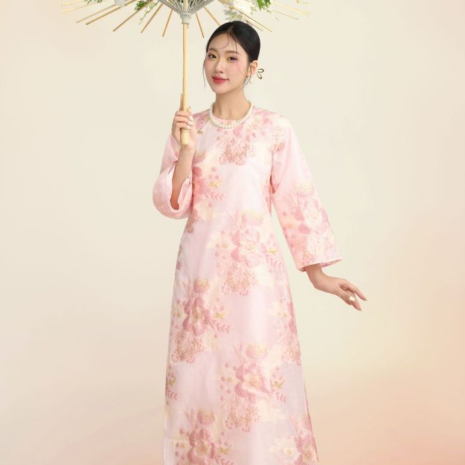 Áo Dài 2024 HOA VIÊN - GẤM - EDINI