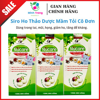 Siro Nucare Mầm Tỏi Cô Đơn Tai Mũi Họng Lọ 125ml