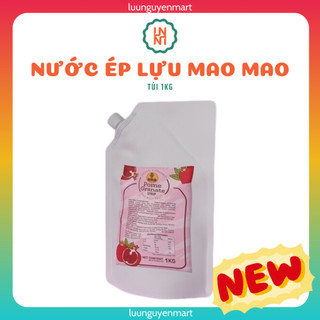 Nước ép lựu đỏ mao mao túi 1kg - dùng pha chế cho trà trái cây hay soda đều được