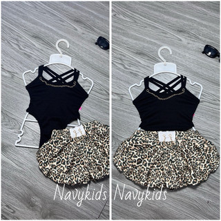 sét body suit kèm quần bí bé gái