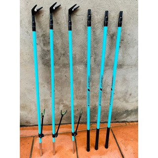  Gác cần và cán vợt câu đài cacbon SUPER ROD nhã lam kích thước 2.1m 2.4m 2.7m 