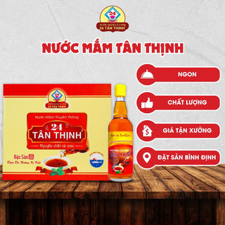 MẮM CÁ CƠM NGUYÊN CHẤT BÌNH ĐỊNH TÂN THỊNH  500ML - CHAI THUỶ TINH