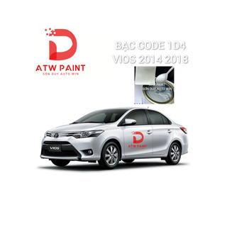  Màu bạc Vios 2014 15 16 17 18 - Code 1D4 - Sơn auto lacquer 1k - Lon 500g 