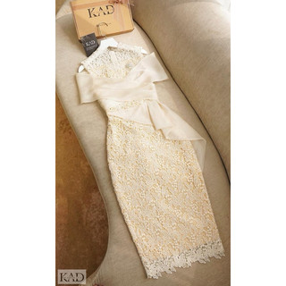 SIZE>60KG ĐẦM REN CỔ KÍN PHỐI LỤA CỰC SANG