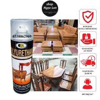Sơn gỗ,sơn bóng, sơn bóng gỗ, sơn pu cho gỗ Bosny - sơn xịt gỗ, bàn ghế, tủ gỗ, gỗ thông
