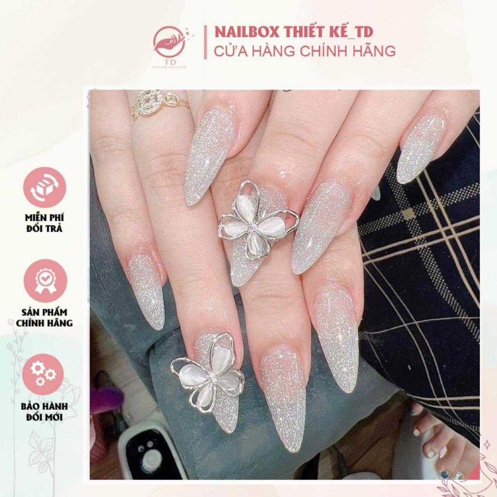 M71 Nailbox thiết kế phom BẦU gắn charm đá siêu xinh