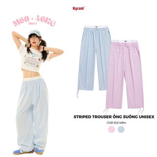 Quần Sọc Striped Trousers Ống Rộng Unisex Nam Nữ Hàn Quốc 𝑩𝒚𝒄𝒂𝒎𝒄𝒂𝒎