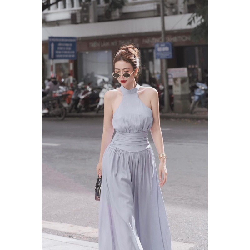 Áo yếm liền thân phối quần suông TKCC BAGEO