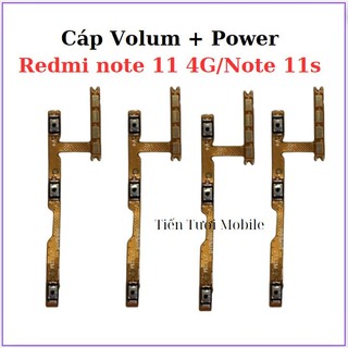 Cáp nguon + volum xiaomi redmi note 11 4G,note 11s
