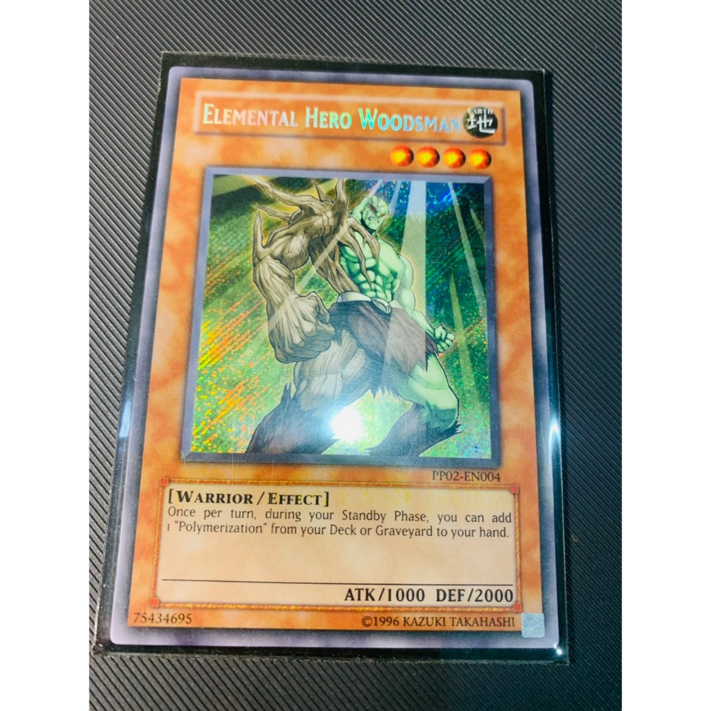 Thẻ bài Yugioh: Elemental Hero Woodsman - PP02-EN004 - Secret Rare