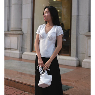 áo Kiểu Mira phối ren ( chất linen)