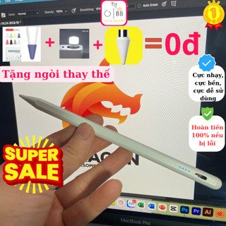 Bút cảm ứng vẽ stylus sạc điện nhiều màu