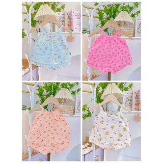 Set/đồ bộ cotton  bé gái