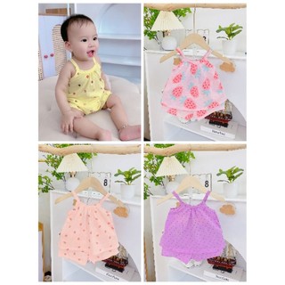 Set đồ bộ cotton bé gái - bộ cotton xuất mềm,mát thấm hút mồ hôi