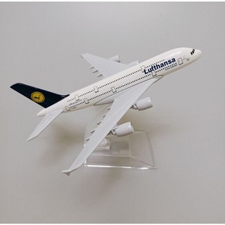 Mô hình máy bay tĩnh A380 Lufthansa Airlines 16cm