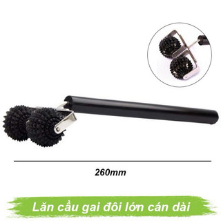 Diện chẩn Thanh lăn cầu gai sừng đôi lớn cán dài