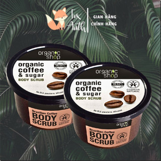 Kem tẩy da chết toàn thân Organic Shop organic coffee & sugar body scrub