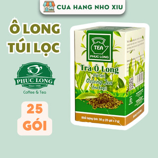 Trà Ô Long Túi Lọc Phúc Long 25 gói x 2g - Trà Phúc Long Túi Lọc Ô Long