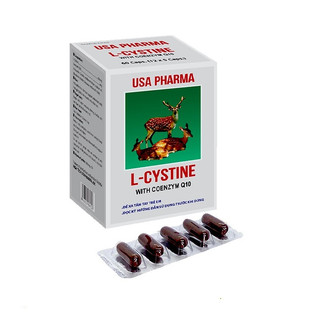 Viên Uống L Cystine Làm Đẹp Da, Giảm Rụng Tóc, Giảm Thâm Sạm Da Chính Hãng - 1 Hộp 60 Viên L-CYSTINE