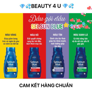  SELSUN BLUE MỸ - Dầu Gội Giảm Gàu và Nấm Da Đầu Selsun Blue Dandruff Shampoo Selsun Blue Mỹ 325ml 
