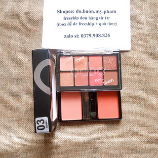 Set Phấn Mắt Má Hồng Odbo Eyeshadow And Blush