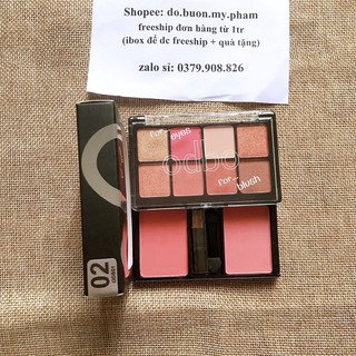 Set Phấn Mắt Má Hồng Odbo Eyeshadow And Blush