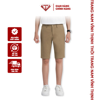 Quần Short Nam Vĩnh Thịnh S2035 - Quần Short Nam Kaki Chất Co Giãn Cao Cấp, Form Slimfit 8 Màu Cơ Bản
