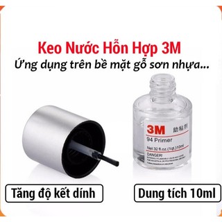 Keo trợ dính 3M 94 Primer tăng độ kết dính cho băng 2 mặt, hỗ trợ dán phụ kiện xe